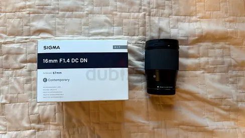 Sigma 16mm F1.4 lens for Canon EF-M