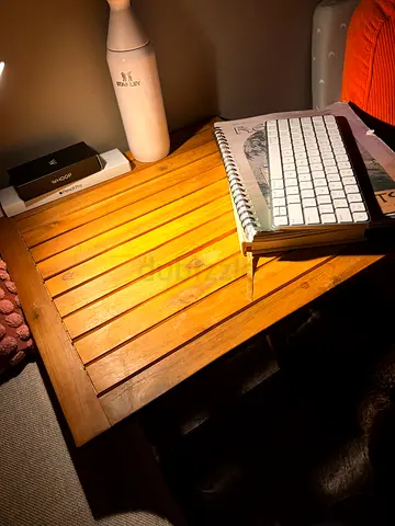 Solid Wood Side Table / Nightstand - Natural Finish