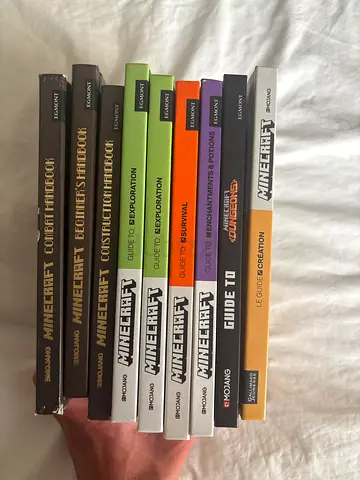 Minecraft Official Guide Collection – 9 Books (Mojang)
