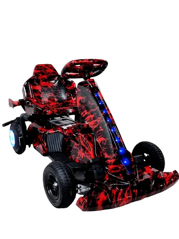 Four-Wheeled Electric Drift Scooter For Kids | LED Lights | Bluetooth Speaker | Handbrake | 3 Speeds