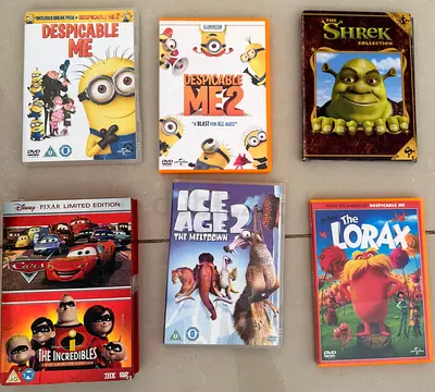 Set of 7 children’s DVDs