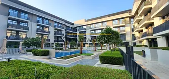 Modern 1BR Apartment | Belgravia 2 JVC | Pool Courtyard View | Unfurnished Corner Layout