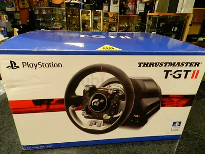 Thrustmaster T-GT II - Racing Wheel with 3 Magnetic Pedal Set, (PS5, PS4, PC)