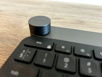 Logitech Craft wireless keyboard with touch crown control