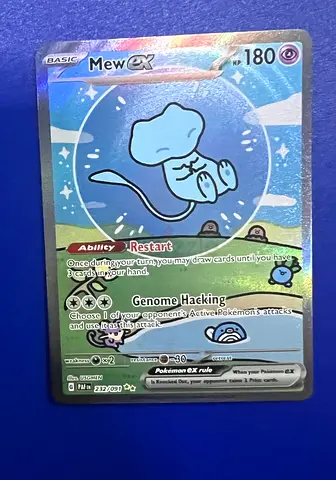Pokémon Raw Card For Sale - Bubble Mew Paldean Fates SIR 232/091