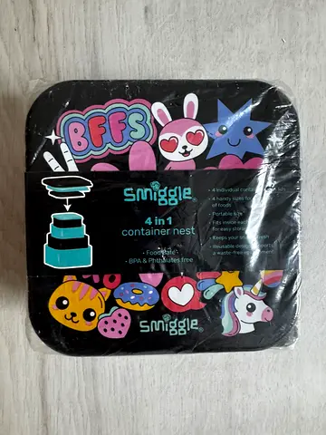 New smiggle 4-in-1 Kids Lunch box