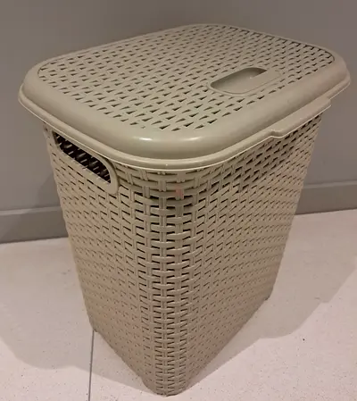 New Pure Plastic Laundry Basket