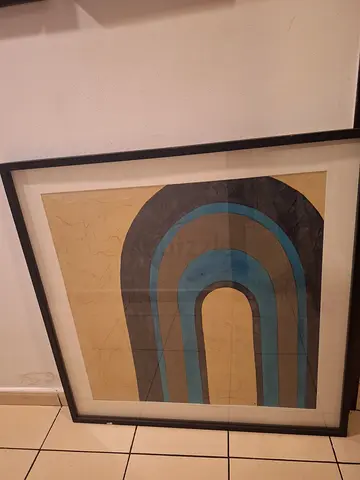 5 paintings with frame and glass for sale