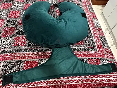 Feeding/Nursing Pillow - Removable Velvet Cover, Gentle Support for Breastfeeding