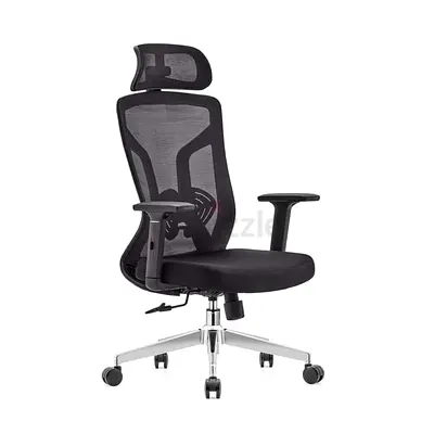 Ergonomic Mesh Office Chair with Headrest and Adjustable Arms