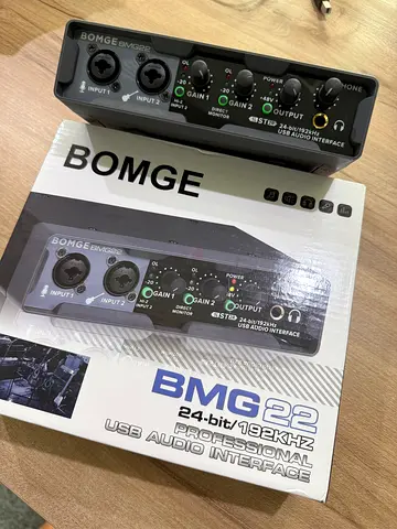 BOMGE BMG22 USB Audio Interface 24-bit/192kHz – Like New with Box