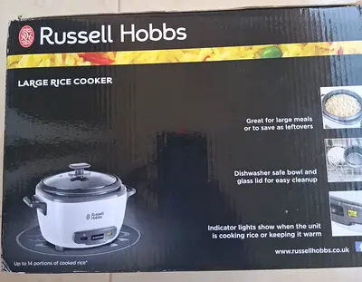 Russell Hobbs Large Rice Cooker - 10+ Portions, Used