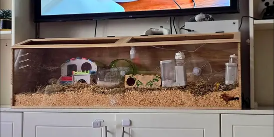 Very Large Wooden Hamster Small Rodent Cage