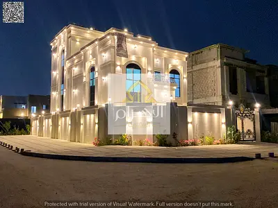 Own your luxury villa in Ajman, two floors and a roof, including registration, ownership fees, elec