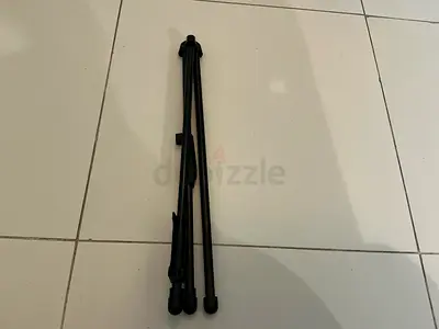 Lightweight foldable camera tripod.