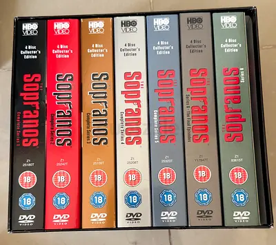 Set of 7 Sopranos DVDS