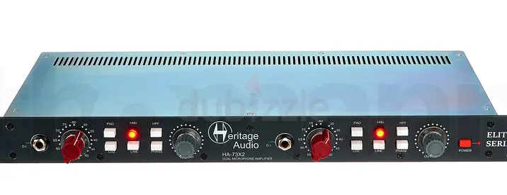 Heritage Audio HA-73X2 Dual Microphone Amplifier
