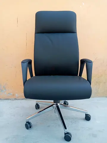 Black Leather High Back Office Executive Chair