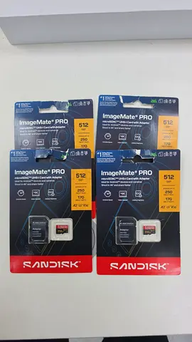 SANDISK MEMORY CARD MICRO SD IMAGEMATE WITH ADAPTER 195MB/S 512GB