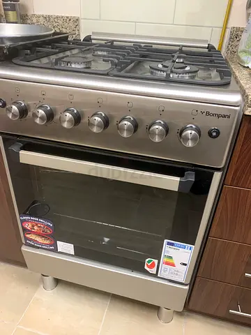 Stainless Steel Gas Cooker / Oven - Bompani, lightly used