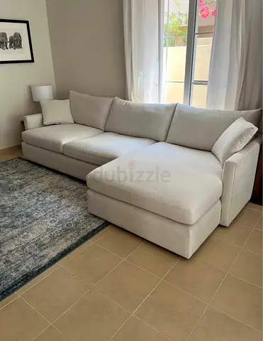 Still brand new condition cratebarrel lshape sofa