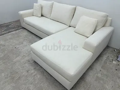 Almost brand new pottery barn lshape sofa