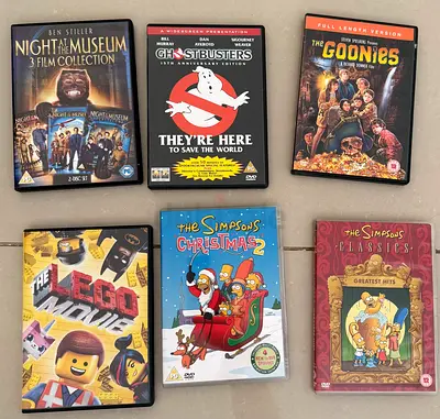 Set of 6 children’s DVDs AED 50