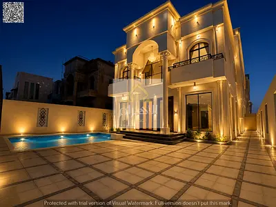 Luxury villa with a classic design – two floors and a rooftop – private pool – 5,000 sq ft – directly on Sheikh Ammar Street – freehold ownership for
