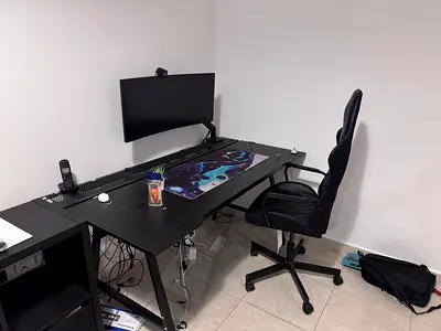 Ikea desk and chair