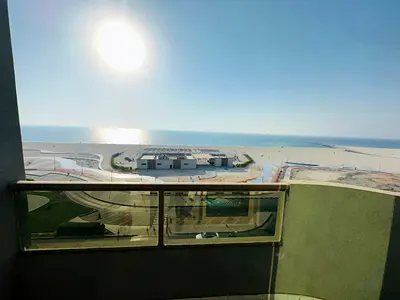 Enjoy the best direct sea view on Ajman Corniche, and start a life full of comfort and luxury in a spacious apartment with high-end finishes, located