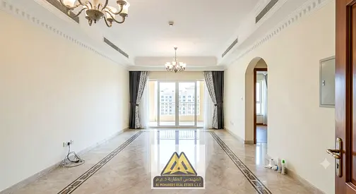 Two-bedroom apartment with a living room | Largest spaces | Master bedroom | Balcony | Balcony with an open view