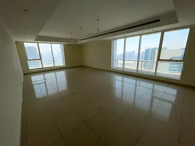 3-bedroom apartment for annual rent in Al Khan | Full sea view | Maid's room | Gym and swimming poo
