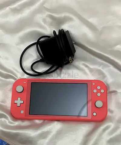 Nintendo Switch Lite Coral + Original Charger (NO box)
