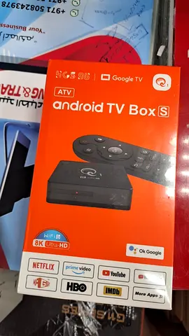 Android TV Box S (Google TV) - 8K Ultra HD, WiFi
