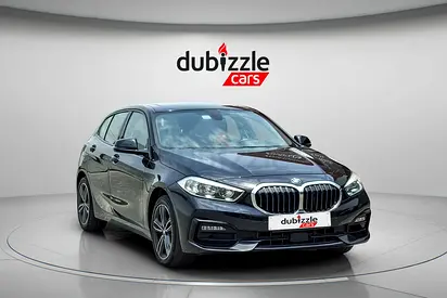 AED 1140/month | 2021 BMW 1-Series 120i | GCC Specs | Ref#493827