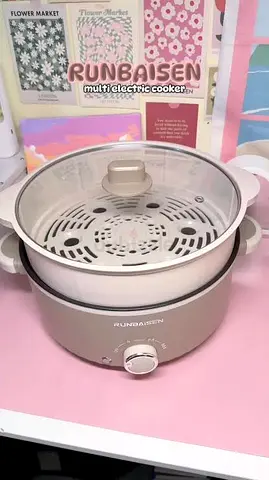 Runbaisen Multi Electric Cooker - 2-in-1 Steamer Cooker (Good Condition) URGENT MOVE OUT SALE