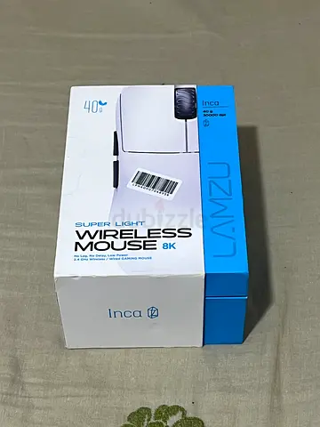 New: Lamzu Inca 8K Wireless Gaming Mouse - Black (40g Ultra-Lightweight)