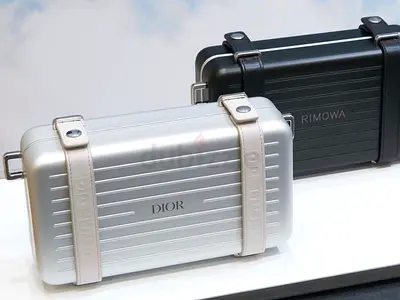 Dior x Rimowa hardcase vanity/travel case (small) - silver