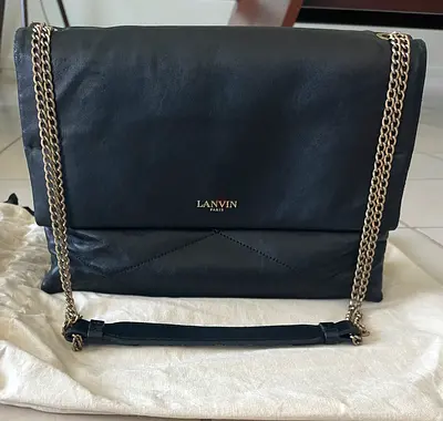 Lanvin Sugar Medium Handbag - Black