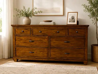 Ethan Allen Solid Wood Chest Of Drawers