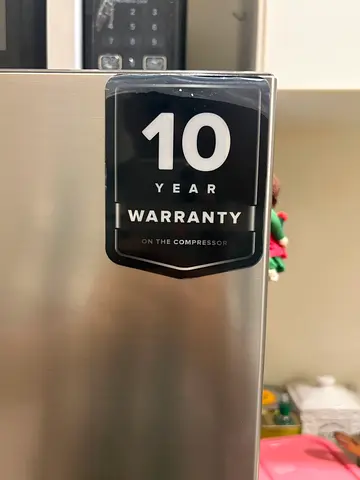 Stainless Steel Refrigerator - Good Condition, 10 Year Compressor Warranty