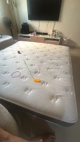 King size mattress in good condition - firm comfort