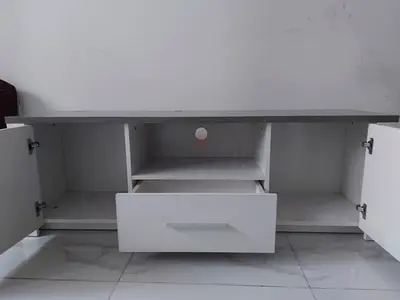 Modern TV Unit Stand with Cable Management