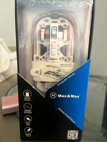 Transparent chargeable mouse - Max Max