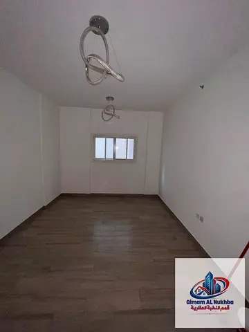 Beautiful second-tenant 1-bedroom apartment with living room in Al Nabba, featuring a balcony with a panoramic view, spacious layout, central AC and g