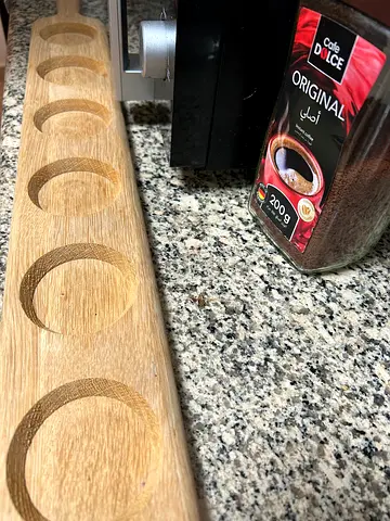 Wooden Coffee Capsule or Glass Holder Board