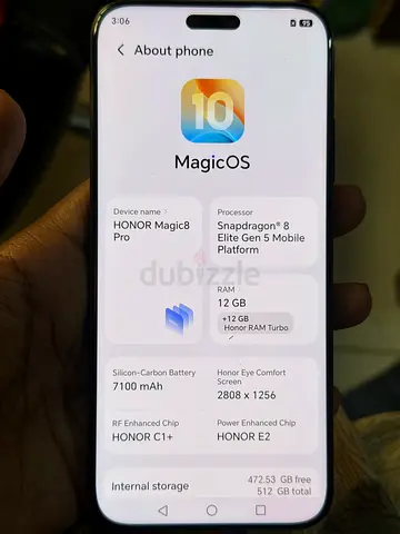 Honor magic 8 pro 512GB