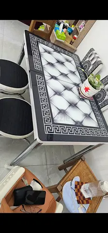 Extendable Dining Table with Chairs