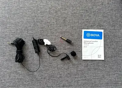 Boya BY-M1 Universal Lavalier Microphone - Working Condition