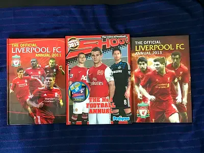 3 FOOTBALL ANNUAL BOOKS